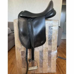 Selle DA SADDLES 17' Cuire Noir