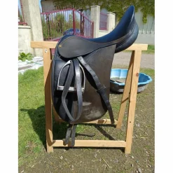 Selle de dressage cuir 2 couleurs