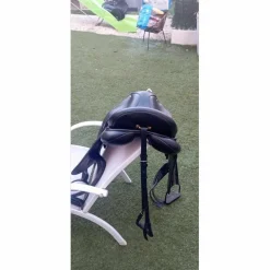 Selle de dressage en cuir Eric Thomas