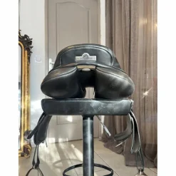 Selle d’obstacles bates 17,5 noire