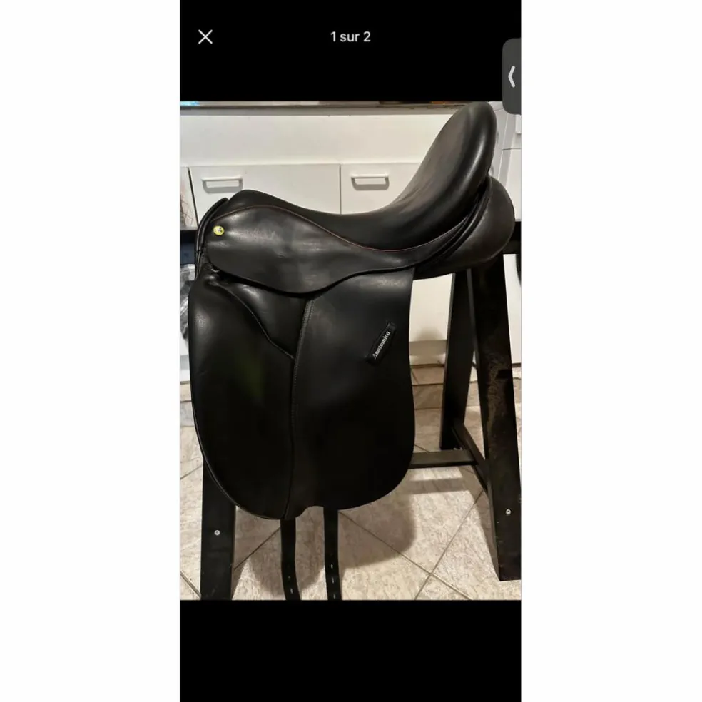 Selle dressage cuir