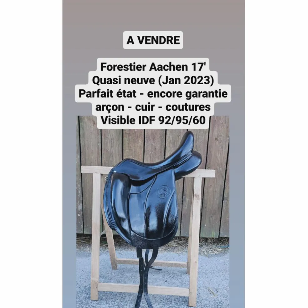 Selle dressage Forestier Aachen 17'