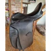 Selle dressage noire cuir 16,5