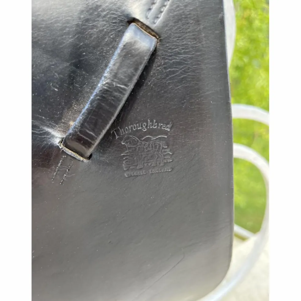 selle dressage thoroughbred saddlery noire