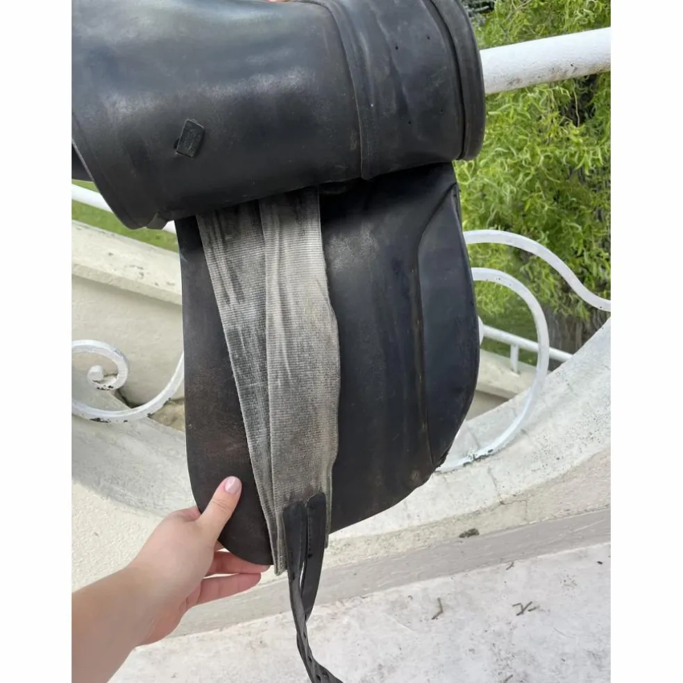 selle dressage thoroughbred saddlery noire