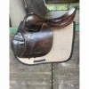 selle en cuir brun