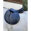 selle fouganza 17,5 cuir noir