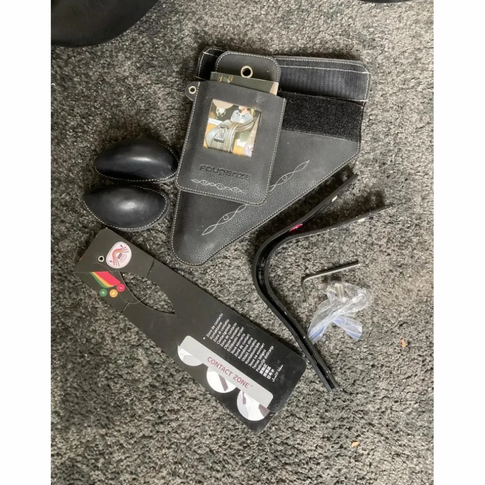 Selle Fouganza Paddock – Cuir noir – 310