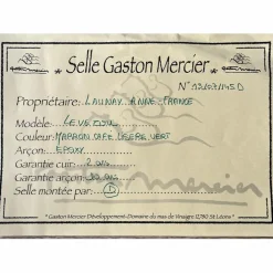 Selle Gaston Mercier Levezou
