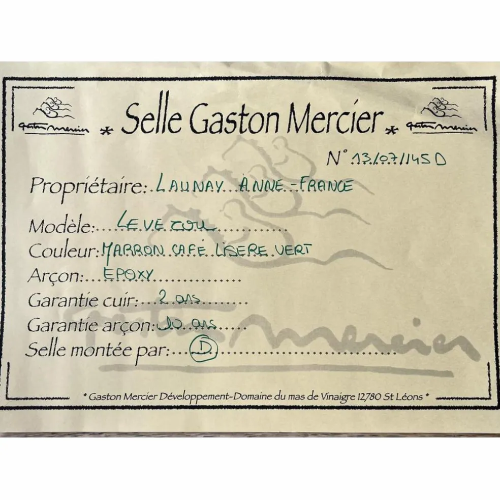 Selle Gaston Mercier Levezou