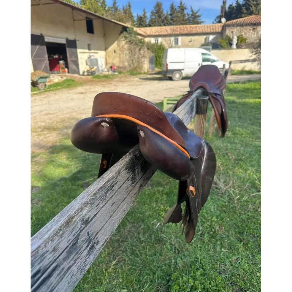 Selle GBS double veau 17,5