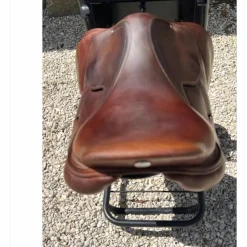 SELLE HERMES CAVALE taille 17 irish/taupe MIXTE 2019 PARFAIT ETAT + BOITE HERMES