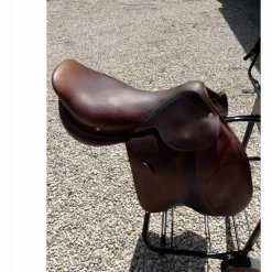 SELLE HERMES CAVALE taille 17 irish/taupe MIXTE 2019 PARFAIT ETAT + BOITE HERMES