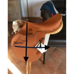 Selle Hermes cross neuve 17.5 pouce