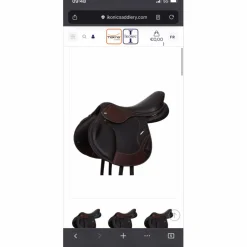 selle ikonic sanglage bas marron