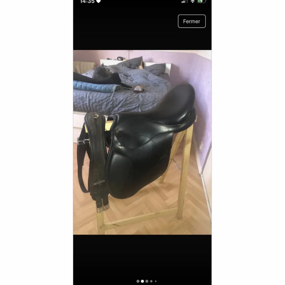 selle mixte avec sangle