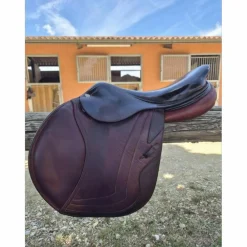 Selle mixte CWD cuir marron