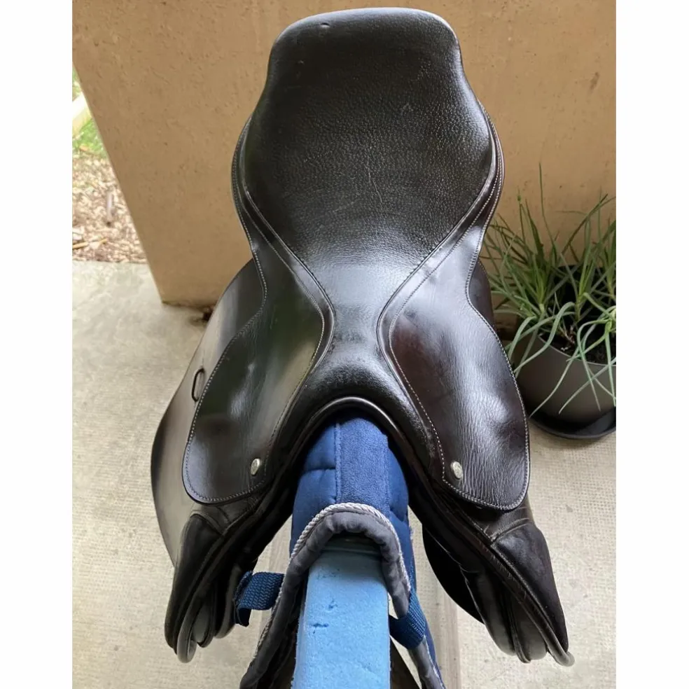 Selle mixte Pessoa taille 17,5, noire