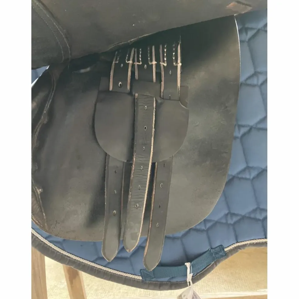 Selle mixte Pessoa taille 17,5, noire