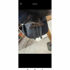 Selle mixte Éric Thomas 17’5 brune
