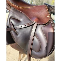 Selle monoquartier childeric 17 marron