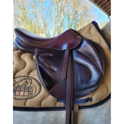 Selle monoquartier childeric 17 marron