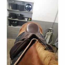 Selle monoquartier dressage Eric Mondange Havane 17,5 pouces