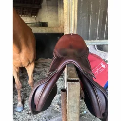 Selle obstacle - Marque Équipe Carbon - 17/17,5 - Quartier M