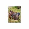 Selle équitation cuir 17,5" FOUGANZA - 500 marron