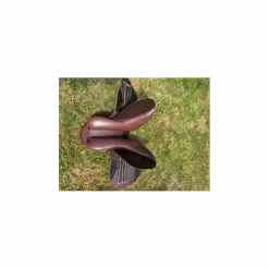 Selle équitation cuir 17,5