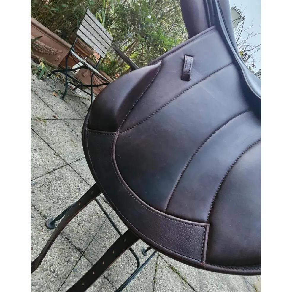 Selle RS Line Monoquartier marron 17.5