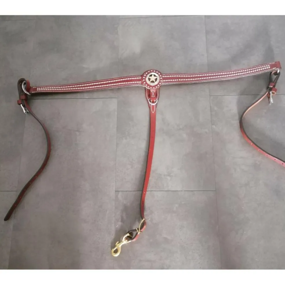 Selle western CONTINENTAL toute équipée + bride + collier neufs