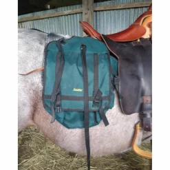 Selle western de randonnée et sacoches
