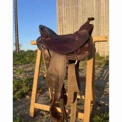 Selle Western Startrekk Deuber Shorty Taille 3 – rare, dos court, treeless