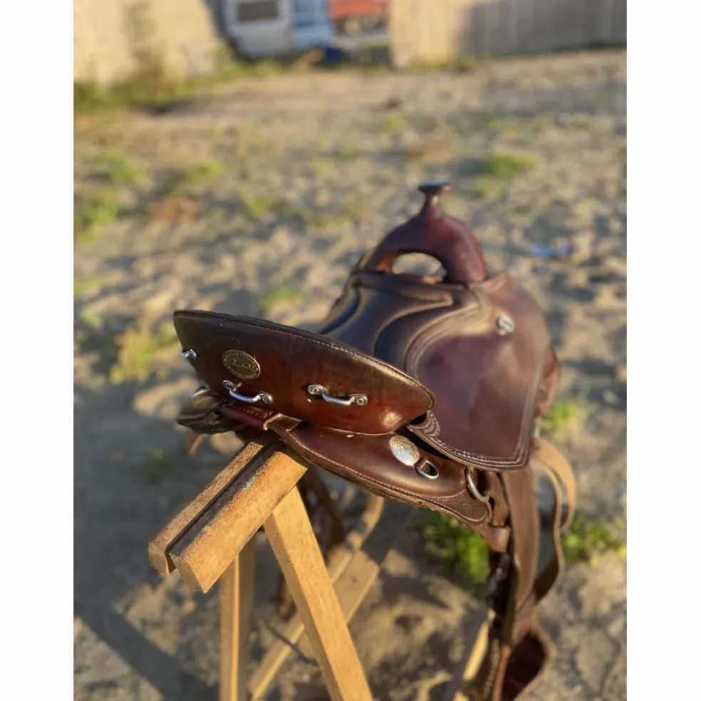 Selle Western Startrekk Deuber Shorty Taille 3 – rare, dos court, treeless