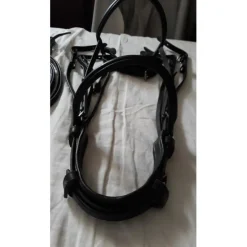 Superbe bride anatomique Neuve havane foncé Caldene (cheval)