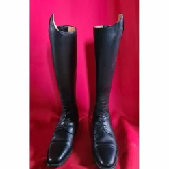 Superbes bottes équitation en cuir noir HPB, neuves, 39