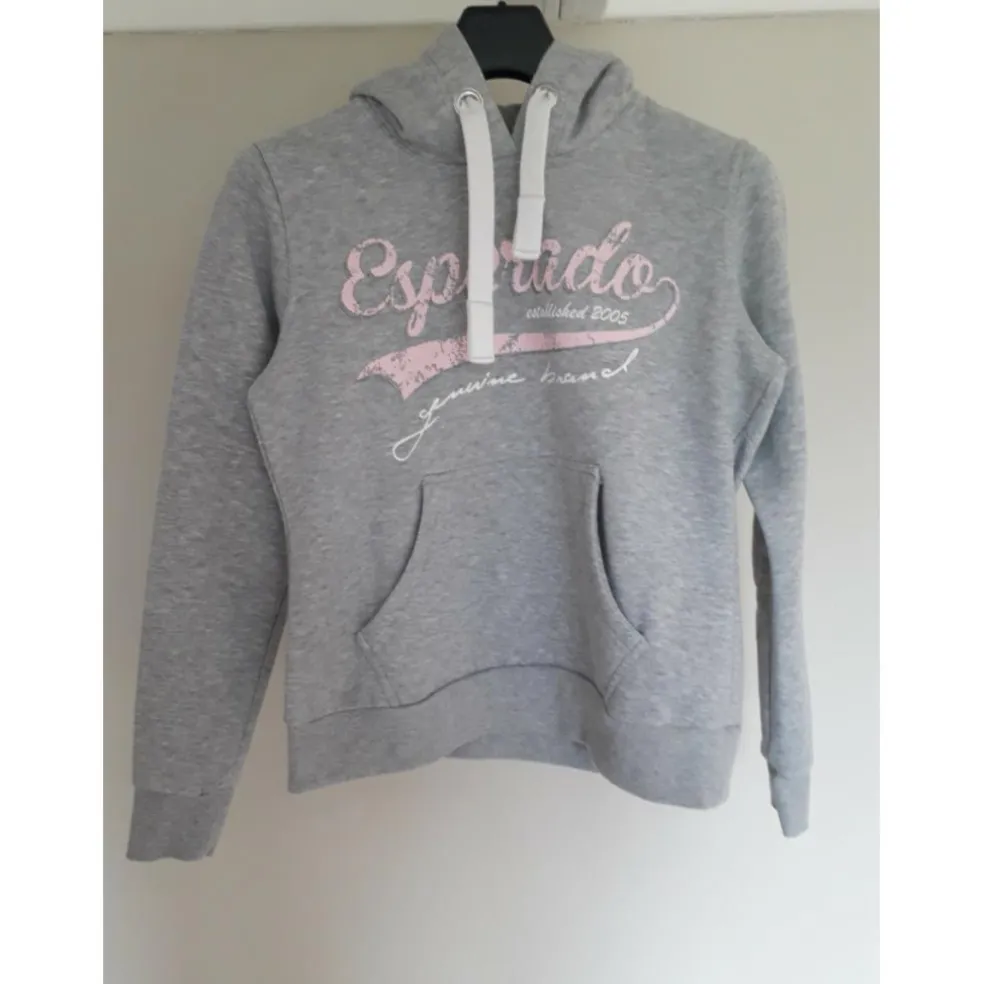 Sweat gris et rose Esperado