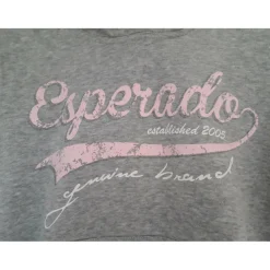 Sweat gris et rose Esperado