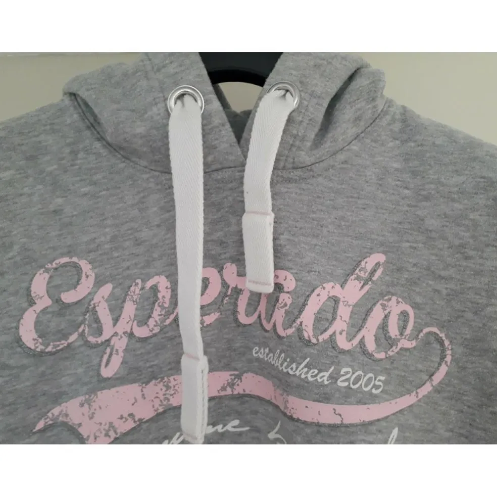 Sweat gris et rose Esperado