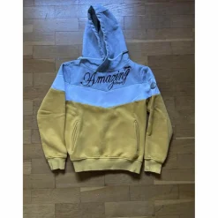 sweat Pénélope, gris jaune