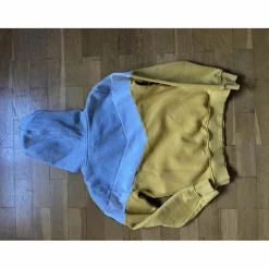 sweat Pénélope, gris jaune