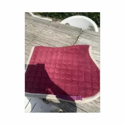 Tapis + bonnet bordeaux