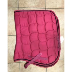 Tapis + bonnet rose fuchsia taille cheval