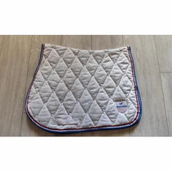tapis blanc de dressage Cob/PS