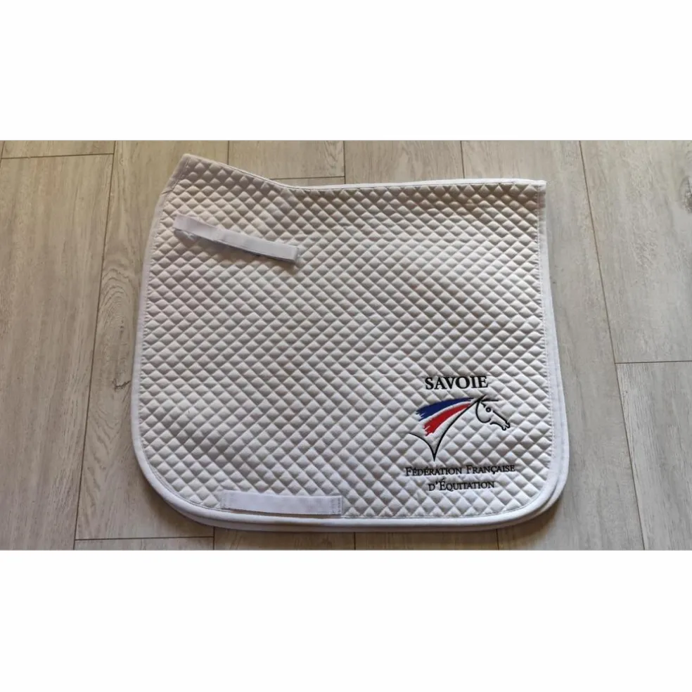 Tapis blanc dressage cheval