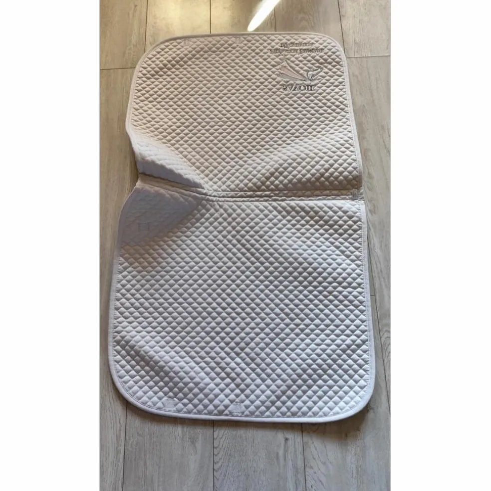 Tapis blanc dressage cheval