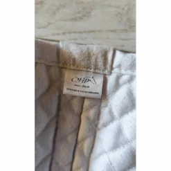 Tapis blanc dressage cheval