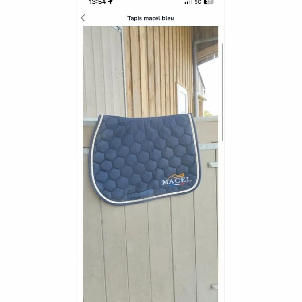 Tapis bleu