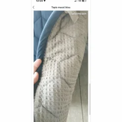 Tapis bleu